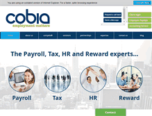 Tablet Screenshot of cobia-uk.com